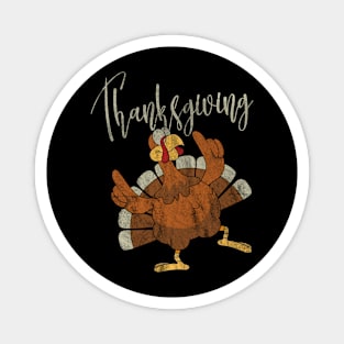 Turkey Bloody Thanksgiving - Vintage Magnet
